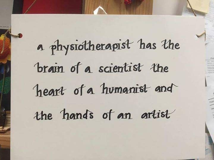 a piece of paper with writing on it that says, a physchologist has the brain of a scientist the heart of a human and the hands of an artist