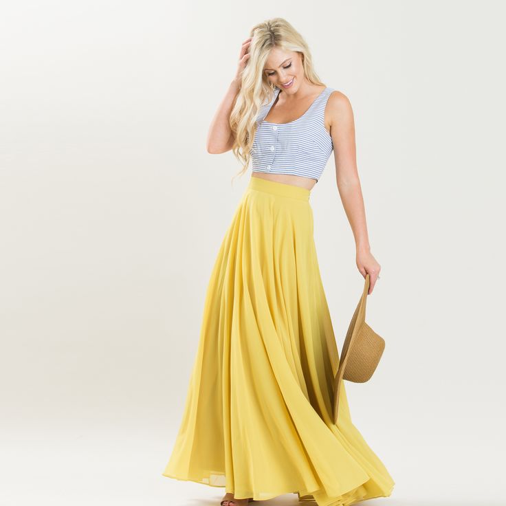 Spring Maxi Dress With Full Skirt, Breezy Flared Maxi Skirt For Spring, Spring Flowy Maxi Skirt, Spring Breezy Flared Maxi Skirt, Breezy Flowy Maxi Skirt With Ruffles, Breezy Flowy Maxi Skirt For Day Out, Breezy Flowy Maxi Skirt With Lining, Spring Chiffon Dress With Full Skirt, Spring Party Flowy Maxi Skirt