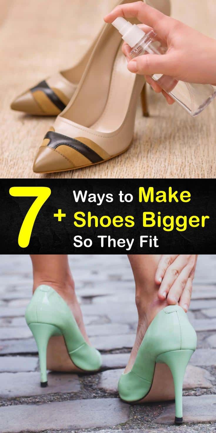 7+ Ways to Make Shoes Bigger So They Fit Stretch Leather Shoes, High Heel Hack, Frozen Shoes, Breaking In Shoes, Shoe Hacks, Make Shoes, How To Stretch Shoes, Adjustable Shoes, Shoe Stretcher