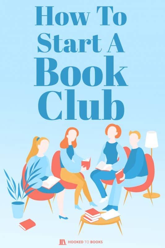 how to start a book club with three people sitting in chairs and one person reading