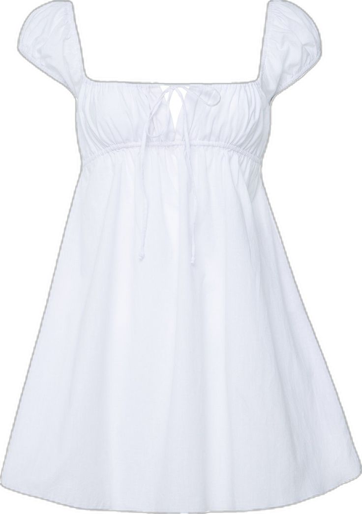 Chemise Dress, Simplest Form, Cotton Voile, Empire Waist, Vintage Inspired, Bodice, Cold Shoulder Dress, White Dress, Outfit Inspo