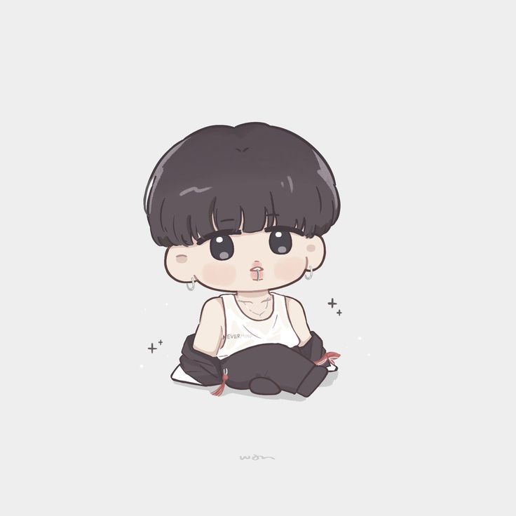 Bts Chibi Cute Jimin, Jimin Chibi Cute Fanart, Chibi Jimin, Tiny Tan, Chibi Wallpaper, Bts Army Logo, Jimin Fanart, Park Jimin Cute, Chibi Characters