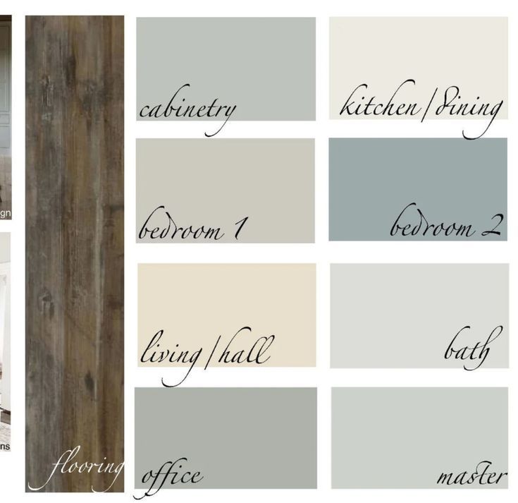 several different shades of gray and white paint