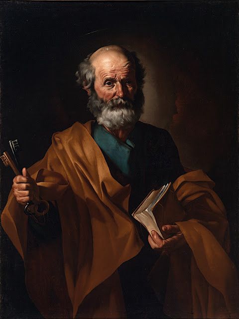 an old man with a long beard holding a book and a wrench in his right hand