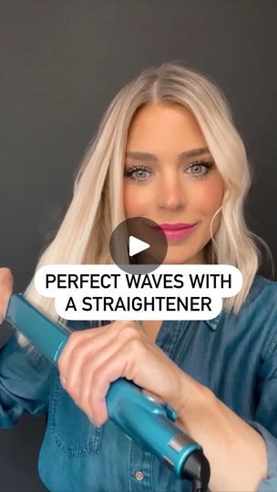 Hairstylist Education, Beach Waves With Flat Iron, Straightener Waves, Beach Waves Tutorial, Perfect Beach Waves, Flat Iron Waves, Beach Waves Hair Tutorial, Hair Curling Tips, Flat Iron Curls