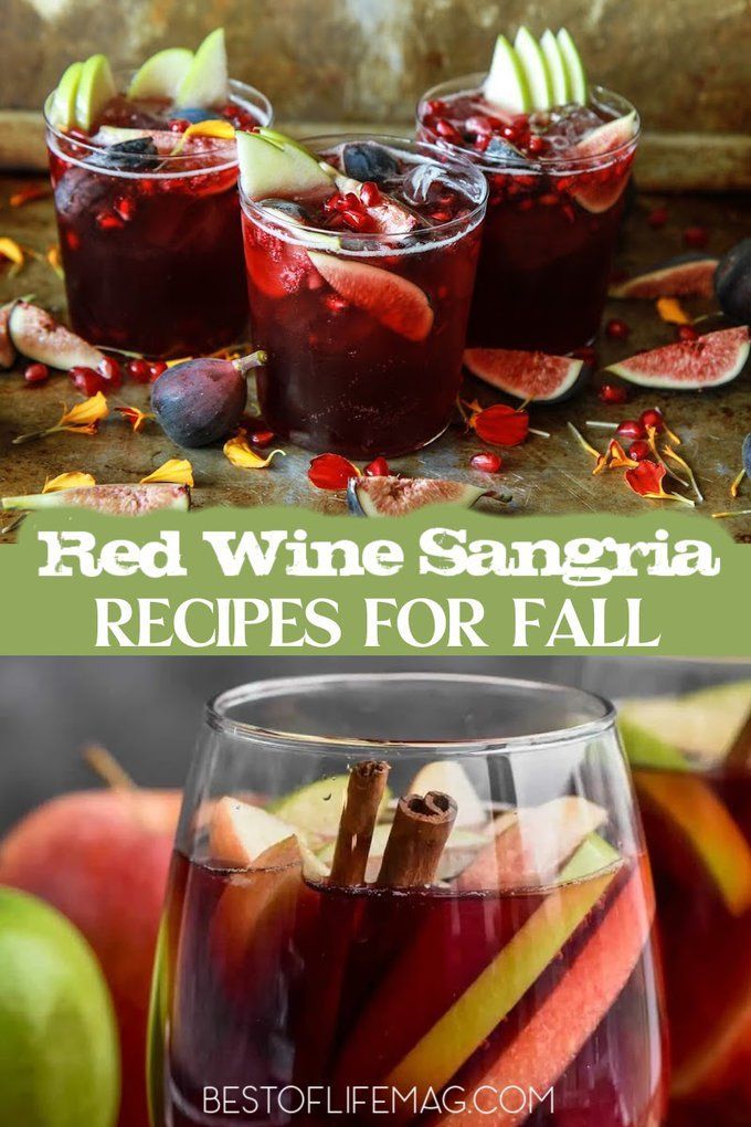 red wine sangria recipe for fall