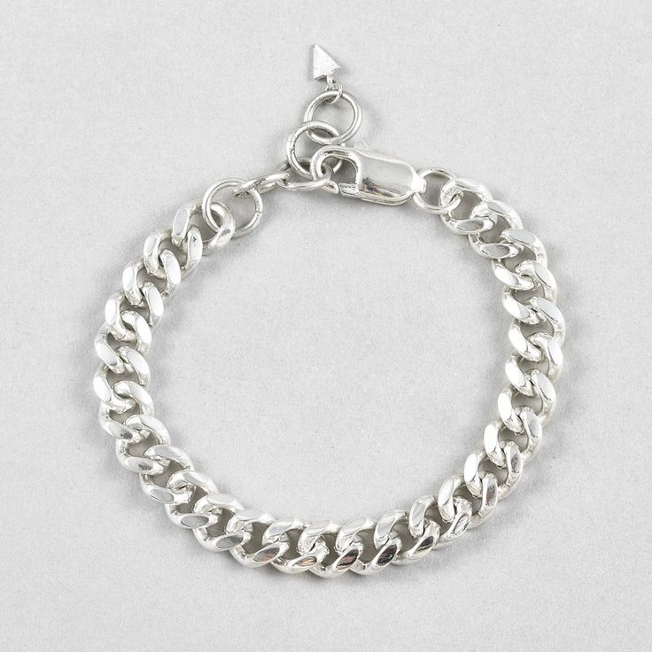 Sterling Silver 7.5mm Wide Diamond Cut Chain with Lobster Clasp Available in Oxidized Finish Available in 7" or 8" Length White Gold Curb Chain Link Bracelet, Sterling Silver Cuban Link Bracelet With Solid Links, Modern Sterling Silver Box Chain Bracelet, Sterling Silver Link Bracelet With Curb Chain For Everyday, Sterling Silver Curb Chain Bracelet For Everyday, Modern Silver Link Chain Bracelet, Modern Silver Chain Link Ring, Modern Sterling Silver Chain Bracelet With Curb Chain, Modern Sterling Silver Curb Chain Bracelet