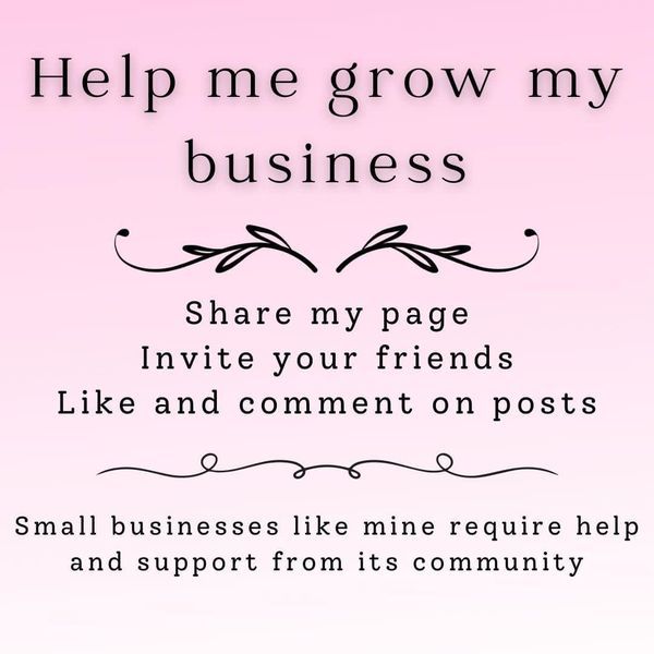 the words help me grow my business share my page in your friends like and comment on posts small businesses like mine require help and support from its community