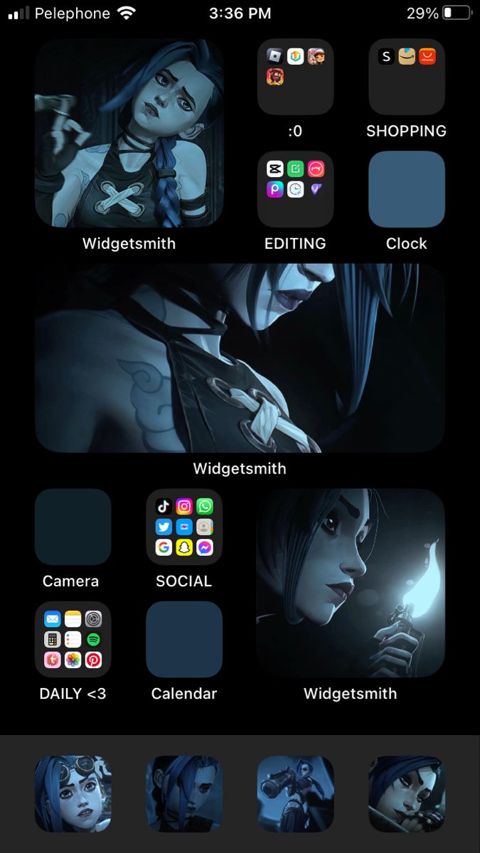 an iphone screenshot showing the different icons for each character, and how to use them