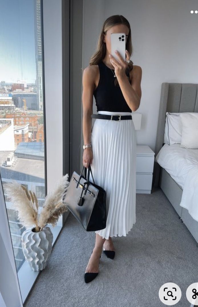 Corporate Fits, Formal Outfit, White Skirts, Smart Casual, Bar, Outfit Inspo, White, Clothes