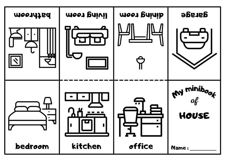 four different types of beds and furniture in the same room, each with their own name