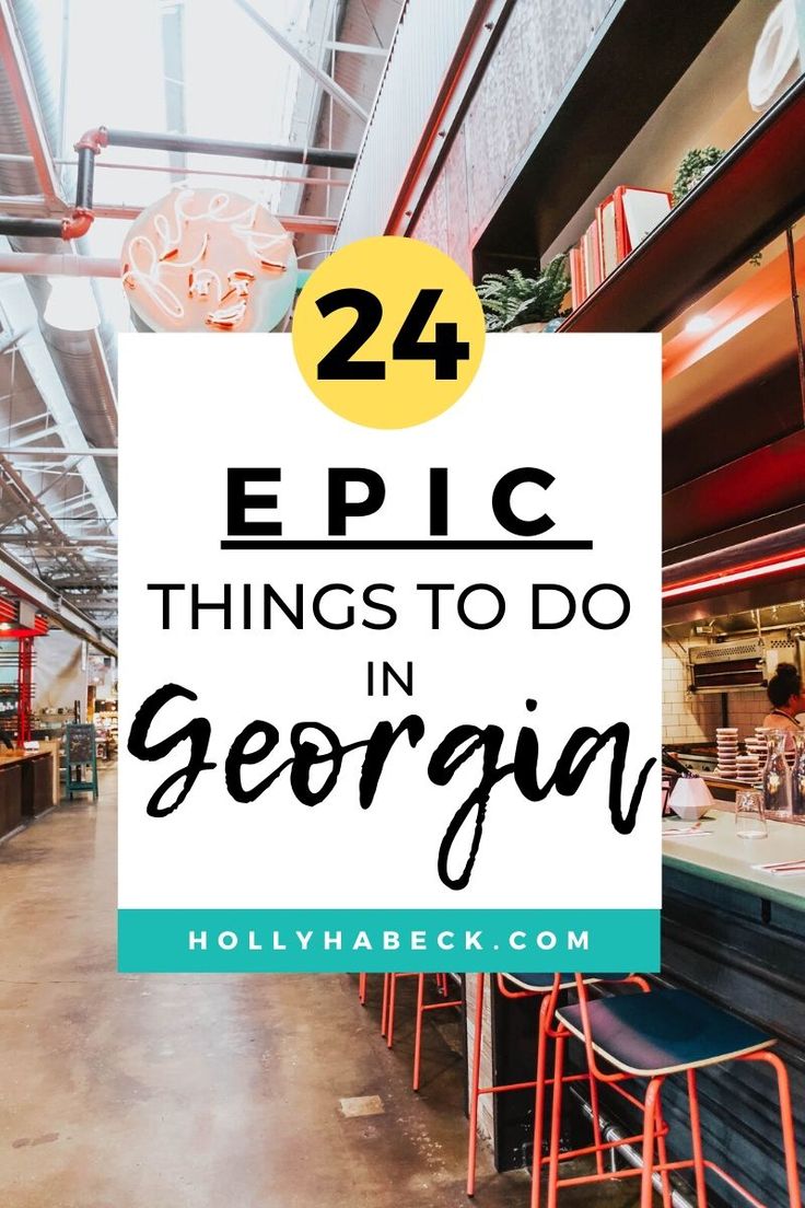 a restaurant with the words 24 epic things to do in georgetown