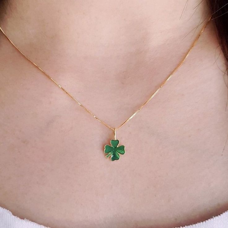 penelope price | sinners anonymous Lucky Clover Necklace, Clover Leaf Jewelry, Sinners Condemned, 4 Leaf Clover Necklace, Lucky Four Leaf Clover, Minimal Pendant, Yellow Pendant, Skin Allergy, Neck Pieces Jewelry