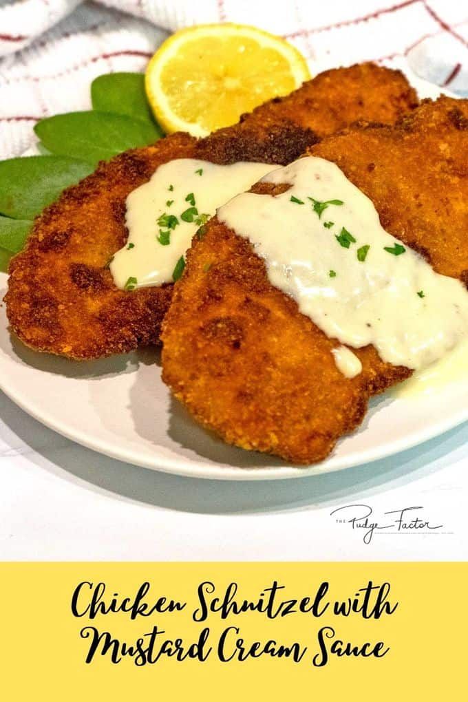 You Wash I'll Dry Recipes, Easy Chicken Schnitzel, Chicken Snitzel Recipe German, Breaded Chicken Cutlets With Sauce, Chicken Schnitzel Sauce, Snitzel Sauce Recipe, Chicken Schnitzel Sides, Schnitzel Side Dishes, Schnitzel Sauce