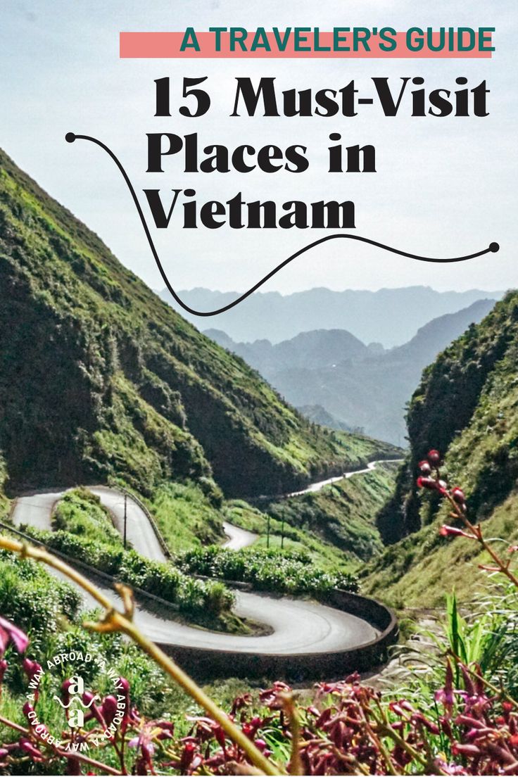 the cover of a traveler's guide to 15 must - visit places in vietnam