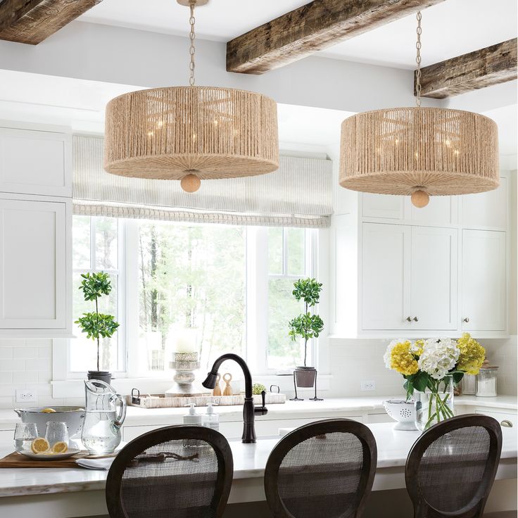 the kitchen is clean and ready to be used as a dining room or breakfast nook