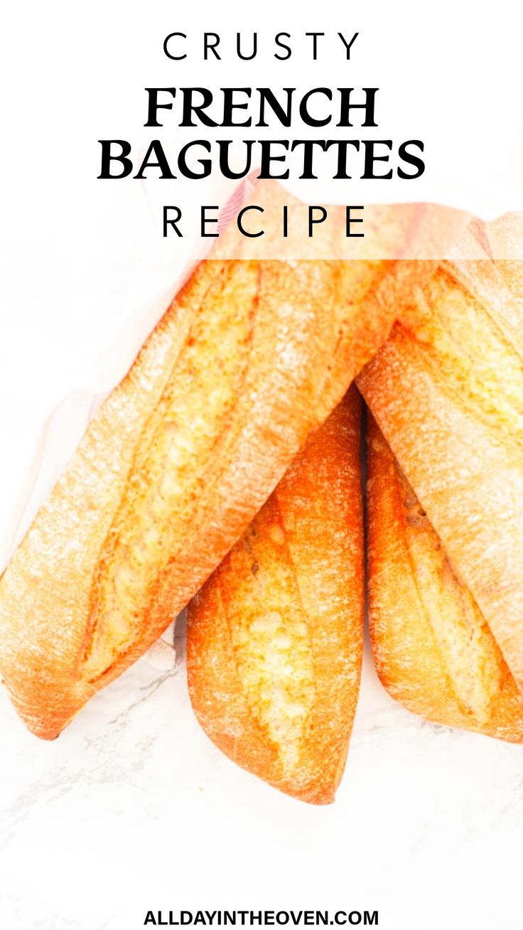 Crusty French Baguette Recipe Bread Baguette Recipes, Authentic French Bread Recipe, Panera French Baguette Recipe, Easy French Bread Recipes For Beginners, French Baguette Ideas, Panera Baguette Recipe, Baquette Bread Recipes, Baggett Recipe, Italian Baguette Recipe