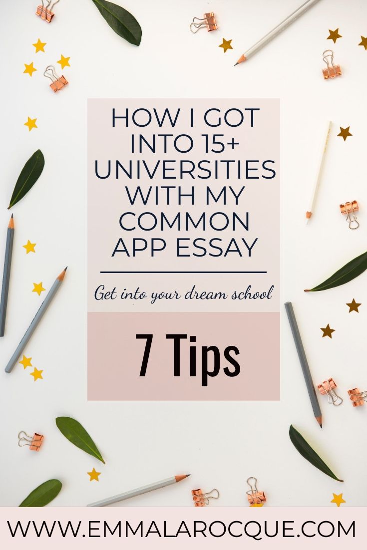 the words how i got into university with my common application 7 tips to write an effective college