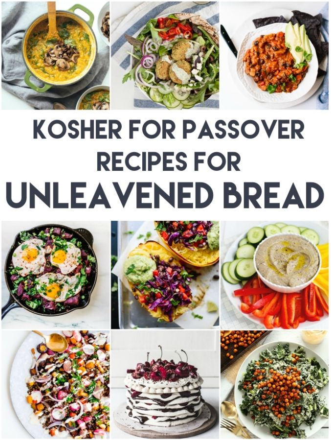 kosher for passover recipes for unleavened bread