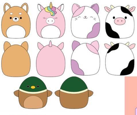 the paper doll has many different types of animals on it's back and sides