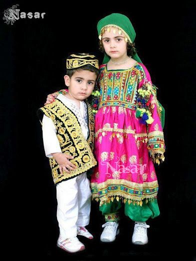 cute Pashtun Kids by AFGHANISTAN PASHTUNISTAN, Kpk Traditional Dress, Kpk Culture Dress, Pashtun Culture, Afghanistan Culture, Afghani Dresses, Afghan Style, Cultural Dress, Pakistani Culture, Afghan Culture