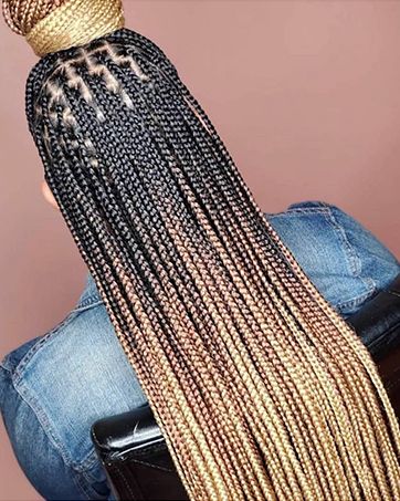 Simple Summer Braids For Black Women, Knotless Box Braids Ombre, Ombre Braids Black Women, Ombre Knotless Box Braids, Ombré Box Braids, Summer Braids For Black Women, Medium Knotless Braids Hairstyles, Ombré Braids, Ombre Braids