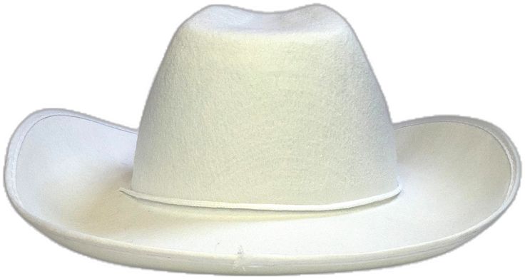 White Adjustable Felt Hat With Curved Brim, White Adjustable Curved Brim Felt Hat, White Flat Brim Hat For Ranch, Adjustable White Felt Hat With Flat Brim, White Adjustable Flat Brim Felt Hat, White Short Brim Hat For Ranch, Western White Felt Hat With Curved Brim, Western Style White Top Hat With Flat Brim, Western White Top Hat With Flat Brim