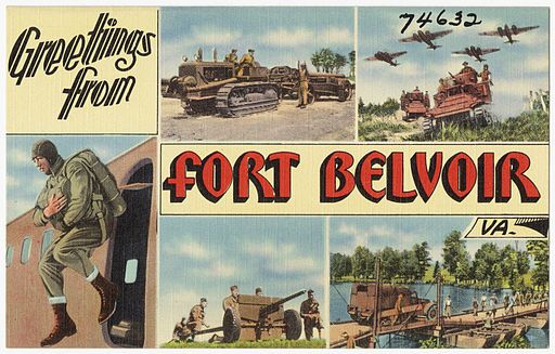 By Boston Public Library [Public domain], via Wikimedia Commons Fort Belvoir Virginia, Luray Caverns, Fitness Trail, Potomac River, Boston Public Library, Folly Beach, Shenandoah National Park, Eastern Shore, Postal Stamps