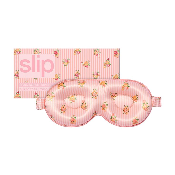 Slip Contour Sleep Mask Color/Shade variant: Petal main image. Slip Sleep Mask, Sleeping Mask Aesthetic, Mask Aesthetic, Sleep Masks, Beauty Sleep, Sleeping Mask, Knitted Romper, Lash Lift, Cotton Pillow Cases