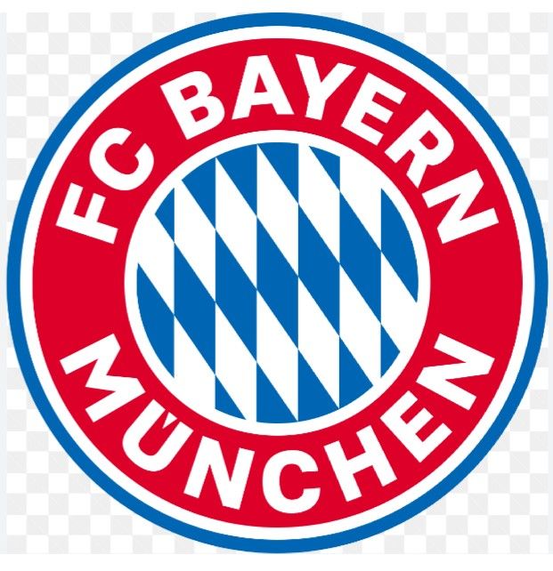 the official logo for the soccer team, which is currently in red and blue colors