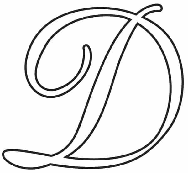 the letter g is made up of lines and has been drawn in black on a white background