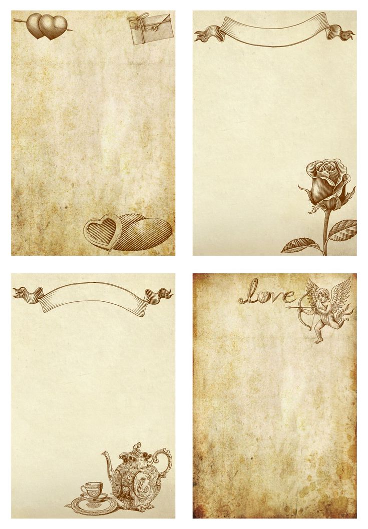 four different pictures with roses and teapots on them