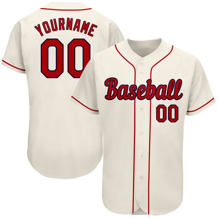 a baseball jersey that is white with red lettering on the chest and number 00 on the front