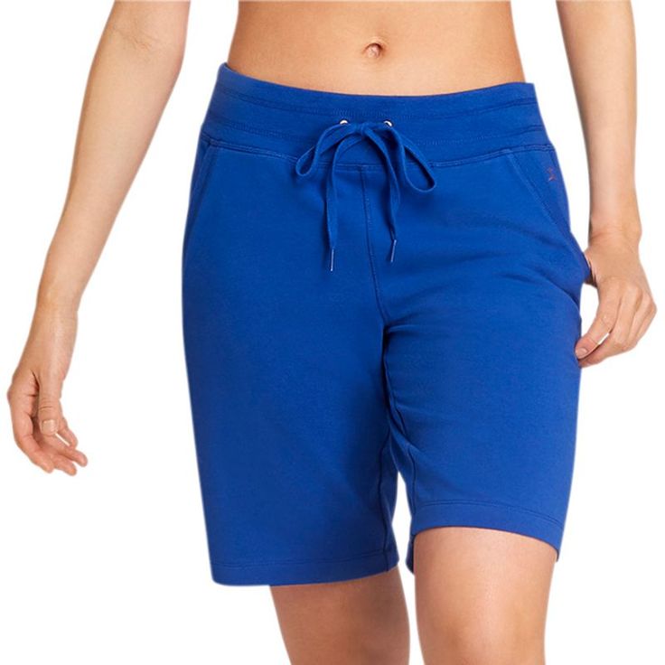 Perfect your sporty style with these women's Danskin Bermuda shorts.Soft, stretchy cotton blend moves with you2 pocketsFIT & SIZING10-in. approximate inseamHigh rise sits on the natural waistRelaxed, comfortable fitWide elastic waistband with drawstring for a custom fitFABRIC & CARECotton, spandexMachine washImported Size: Small. Color: Navy. Gender: female. Age Group: adult. Casual Yoga Activewear With Short Inseam, Casual Yoga Athletic Shorts With Comfort Waistband, Sporty Bermuda Bottoms With Built-in Shorts, Casual Athletic Shorts With Comfort Waistband For Yoga, Sporty Bermuda Shorts With Built-in Shorts, Casual Athletic Shorts With Short Inseam For Yoga, Cotton Athletic Shorts For Yoga, Sports Bermuda Shorts With Pockets, Cotton Workout Bottoms, Mid-thigh Length