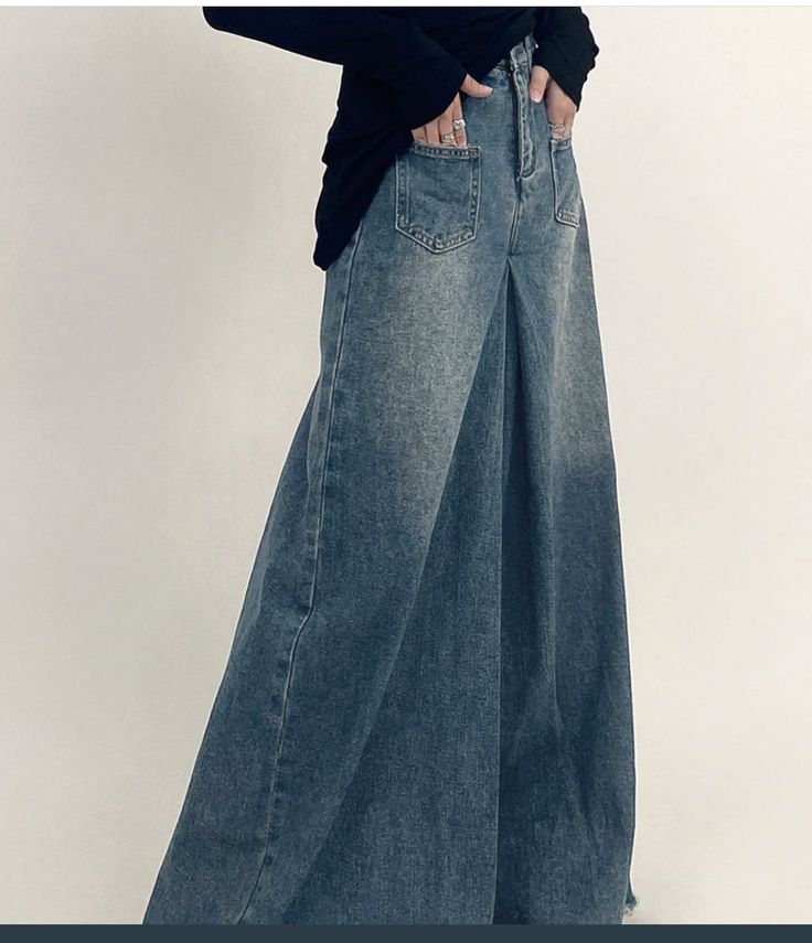 Denim Wide Leg Pants, Denim Wide Leg, Pants Details, Plain Style, Long Midi Dress, White Floral Dress, Outerwear Vest, Summer Party Dress, Casual Summer Dresses