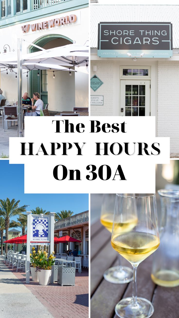 Every single one of these 30A Happy Hours is incredible. They each offer something unique that you just can't find anywhere else.  Whether you are looking for something casual and laid back, something for the whole family, or something a little more formal, 30A has it. 30a Bachelorette, Bachelorette Beach Weekend, Bachelorette Inspo, Bach Bash, 30a Florida, Seaside Florida, Bachelorette Party Beach, Bridal Bachelorette Party, Beach Bachelorette