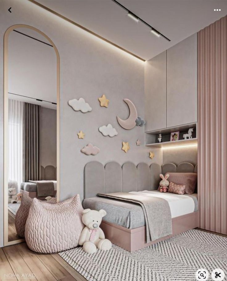 Girl Bedroom Designs For Kids, Princess Kids Room, Modern Girls Rooms, Small Girls Bedrooms, Modern Kids Room Design, Kids Bed Design, Circu Magical Furniture, Magical Furniture, Girls Room Design