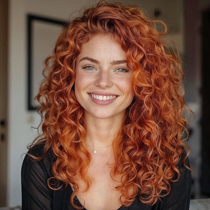 Red Hair Perm, Curly Copper Hair, Long Red Curly Hair, Copper Curls, Copper Hair Color Ideas, Messy Curly Hair, Red H, Red Curly Hair, Blonde Curly Hair