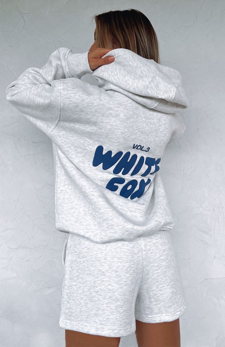 White Fox Hoodie, Fox Hoodie, White Fox Boutique, Cute Sweatshirts, Tracksuit Set, Lounge Shorts, Back To School Outfits, White Fox, Preppy Outfits