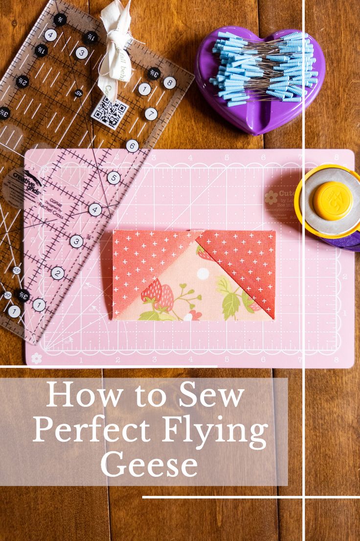 how to sew perfect flying geese