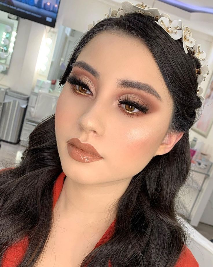 Sweet 16 Makeup, Make Up Sposa, Quinceanera Makeup, Makeup Ojos, Soft Eye Makeup, Prom Eye Makeup, Soft Makeup Looks, Eye Makeup Designs, Makeup Eye Looks