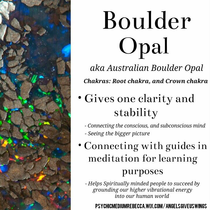 Boulder Opal crystal meaning Opal Crystal Meaning, Opal Meaning, Crystals Healing Properties, Australian Boulder Opal, Gemstone Meanings, Crystal Therapy, Crystal Healing Stones, Crystal Magic, Healing Properties