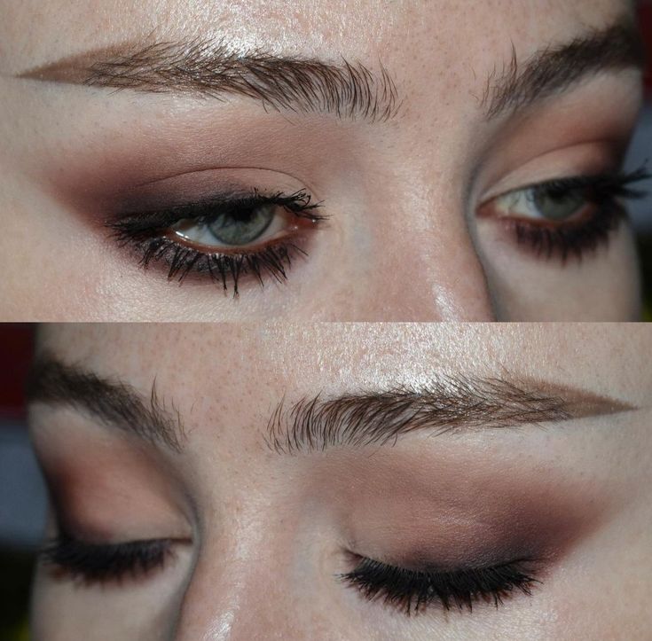 Brown Makeup For Brown Eyes, 2014 Makeup Looks, Black Makeup Eye, Brown Eyed Makeup, Black And Brown Makeup, 90s Vampy Makeup, Makeup Ideas Brown Eyes, Maquillaje Dark, Brown Eyes Eyeshadow