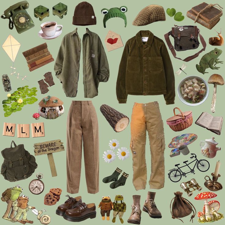 Frog And Toad Couples Costume, Frog And Toad Aesthetic Clothes, Toad Inspired Outfits, Frog And Toad Cosplay, Frog Costume Aesthetic, Mr Frog And Mr Toad, Frog And Toad Halloween Costume, Frog And Toad Inspired Outfits, Frog Core Outfit