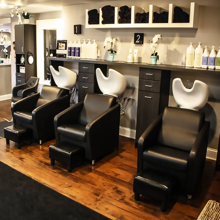 the salon is clean and ready for customers to use