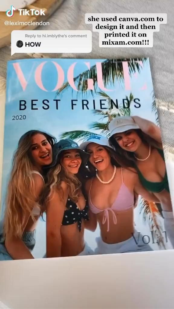 a magazine cover with three women in bikinis on the front and one is wearing a hat