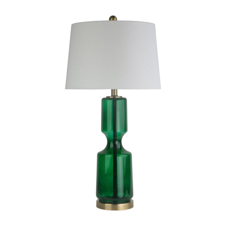 Sagebrook Home Contemporary Glass 30" Table Lamp Mercury Glass Table Lamp, Green Table Lamp, Lamp Brown, Lamp Green, Lamp Store, Traditional Home Decor, Lamp Glass, Green Table, Metal Table Lamps