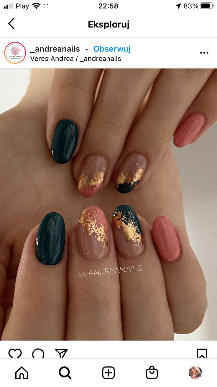 Fall Gel Nails, Cute Gel Nails, Fall Nail Art, Autumn Nails, Prom Nails, Nail Shop, Fancy Nails, Chic Nails, Short Acrylic Nails