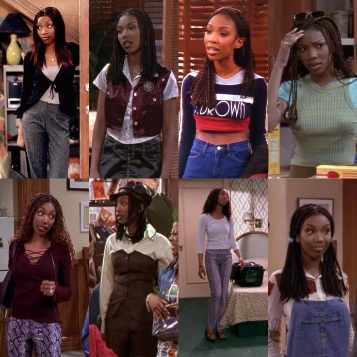 Moesha Outfits 90s Fashion, Sitcom Fashion, 90s Fashion Black Women, 00’s Fashion, Fashion Over The Decades, Black 90s Fashion, 90s Party Outfit, Throwback Outfits, Ashley Banks