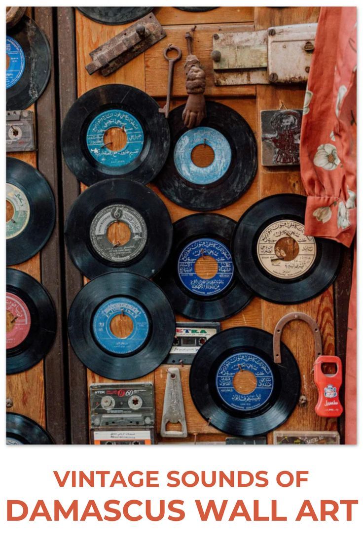 Here is a Vintage records and cassettes on a wooden wall. Local Shops, Photography Art, Photography Wall Art, Vintage Wall Art, Damascus, Vintage Decor, Unique Vintage, Art Photography, Art Inspiration